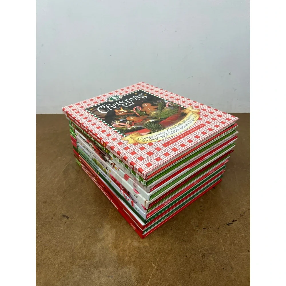 Gooseberry Patch Christmas Hardback Recipe Book Lot 11 Books 8-17 + Anniversary